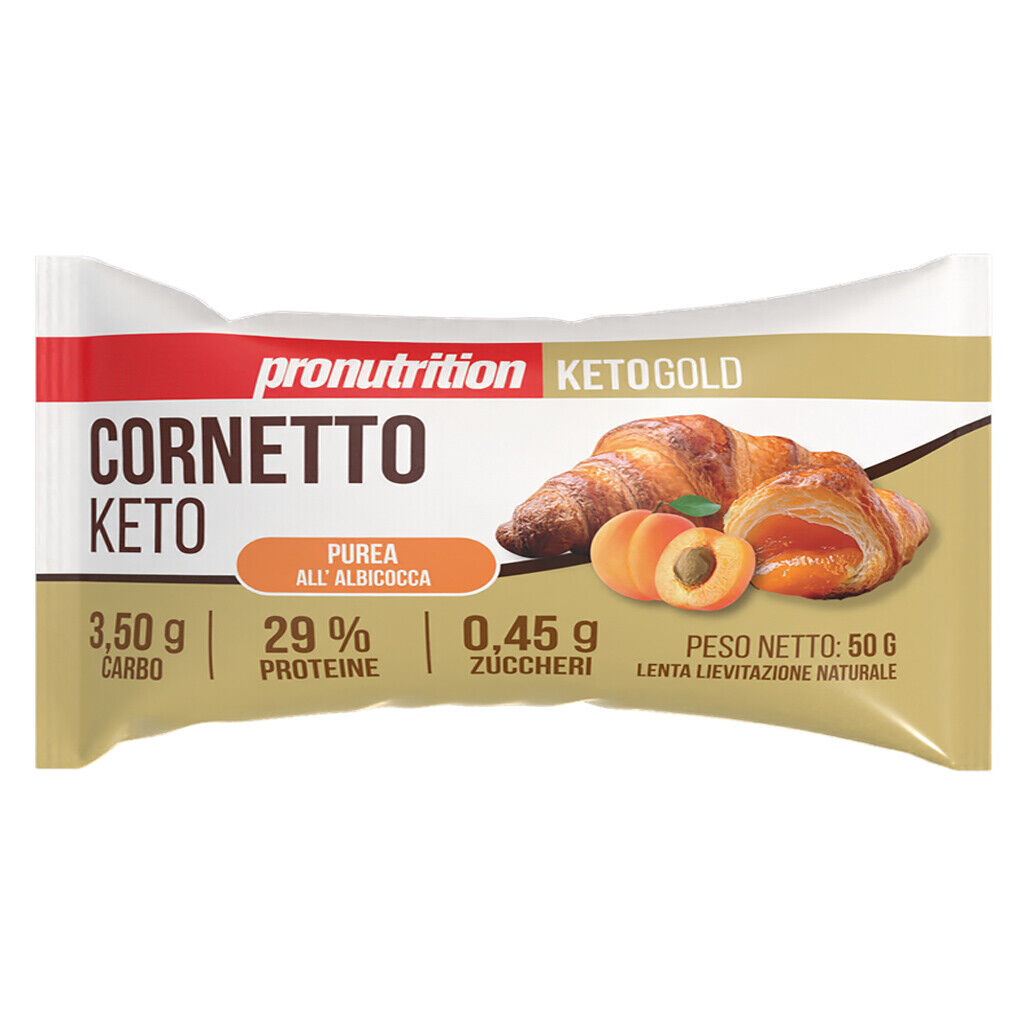 PRO NUTRITION CORNETTO KETO RIPIENO ALBICOCCA 50 GR