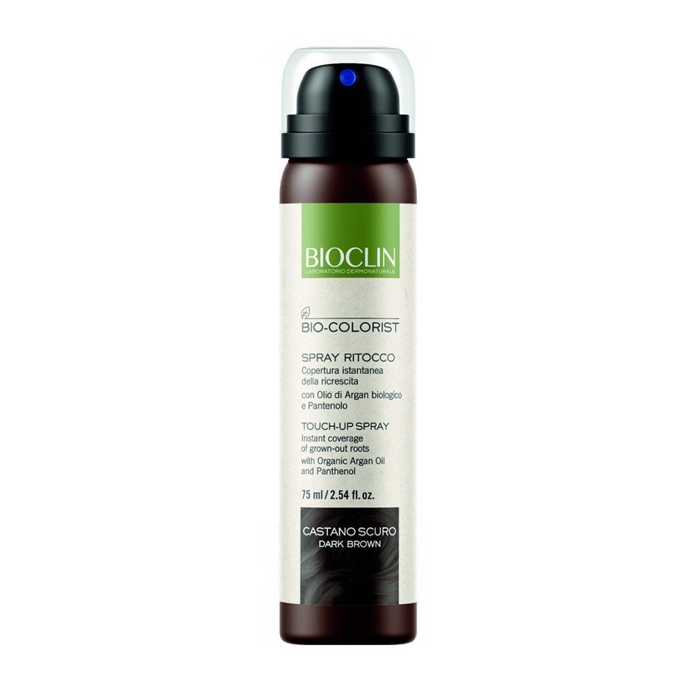 BioClin Bio-Colorist - Spray Ritocco Correttore Ricrescita Castano Scuro, 75ml