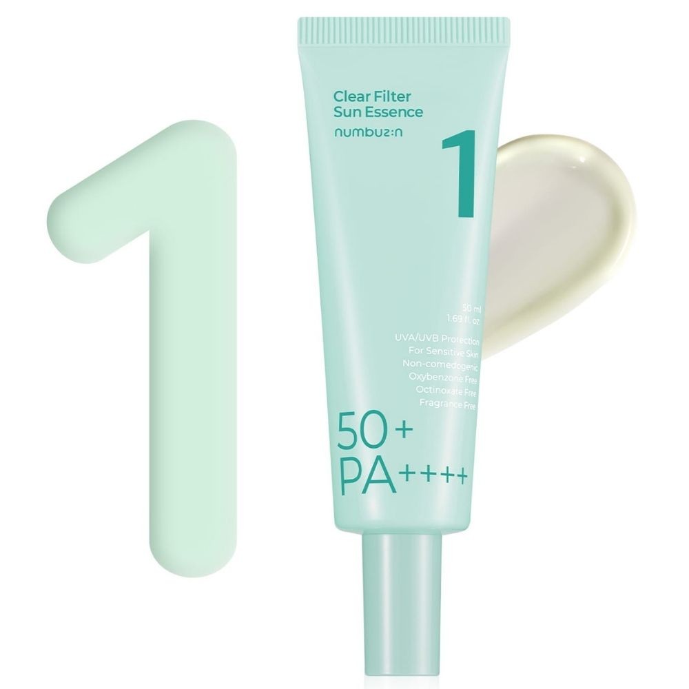Numbuzin No.1 Clear Filter Essence con SPF50+ idratante, 50 ml