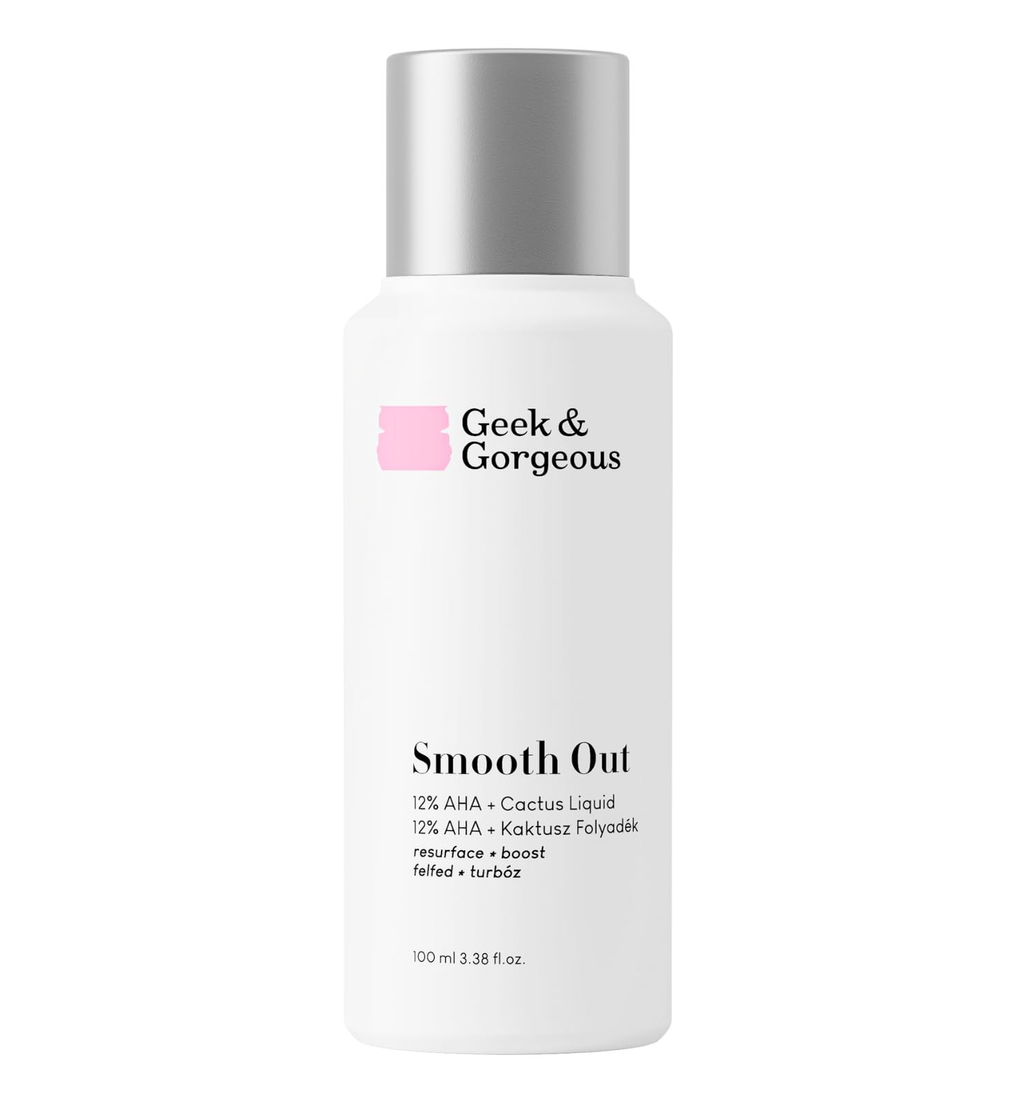 Geek & Gorgeous Smooth Out 12% AHA + Cactus Liquid - esfoliante (f4A)