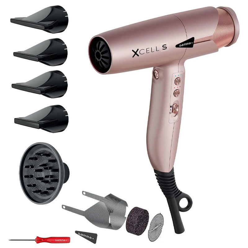 Asciugacapelli Professionale GAMMA+ Xcell S Gold Rose