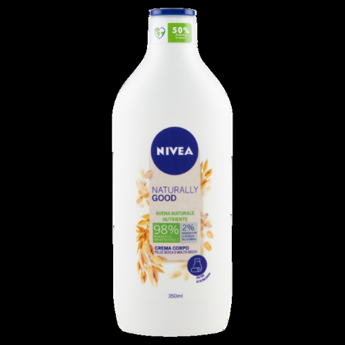 Nivea Naturally Good Crema Corpo Avena Naturale Nutriente 350ml