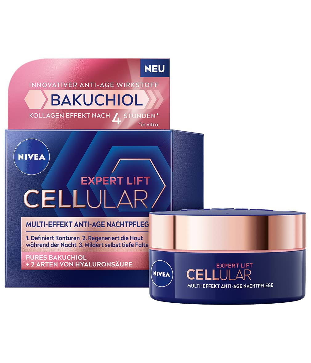 NIVEA Cellular Expert Lift - Crema notte idratante anti anti età per una (y4y)