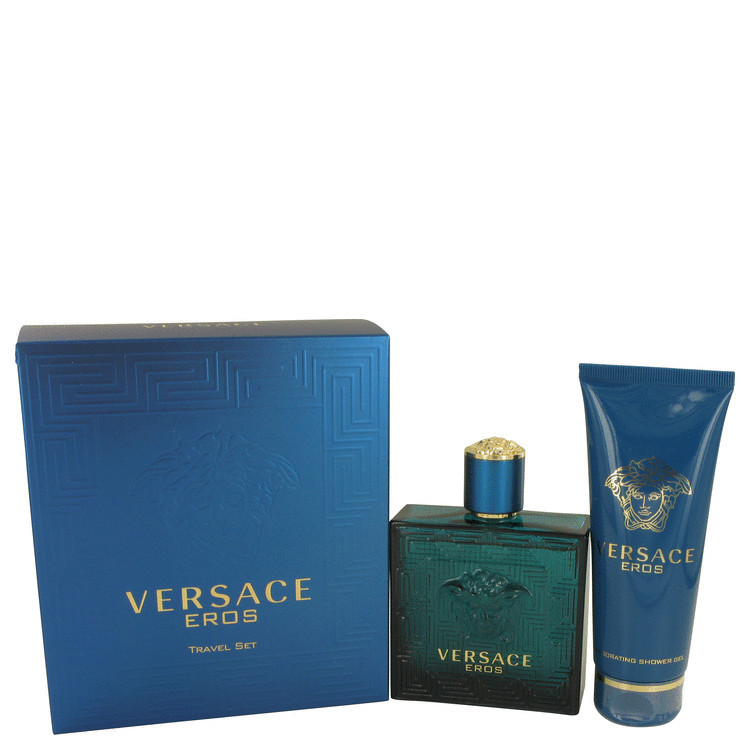 Versace Eros Versace Gift Set 3.4 oz EdT + 3.4 oz Shower Gel / e Multi