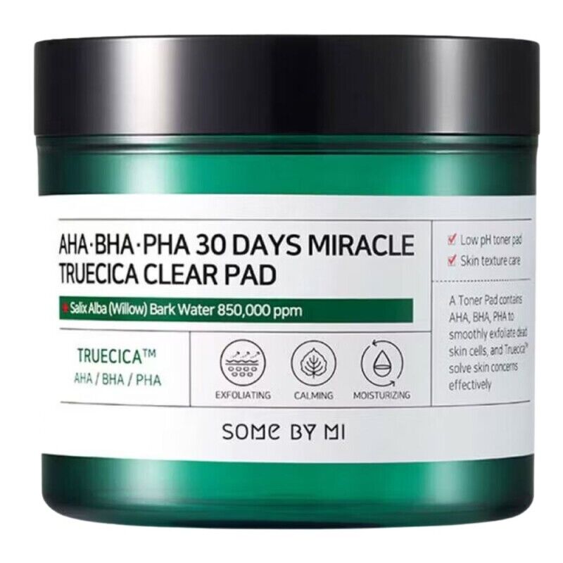 Alcuni By Mi Pads esfolianti acidi AHA BHA PHA 30 Days Miracle Truecica 70 pezzi