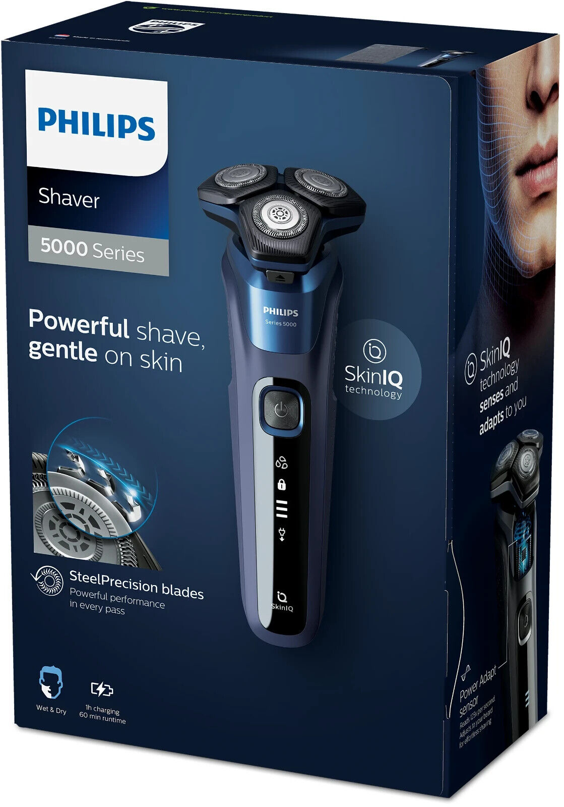 PHILIPS Rasoio elettrico Wet & Dry S5585/10 series 5000
