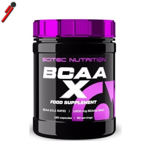 Scitec Nutrition, Bcaa X, 180 cps Aminoacidi ramificati 2:1:1