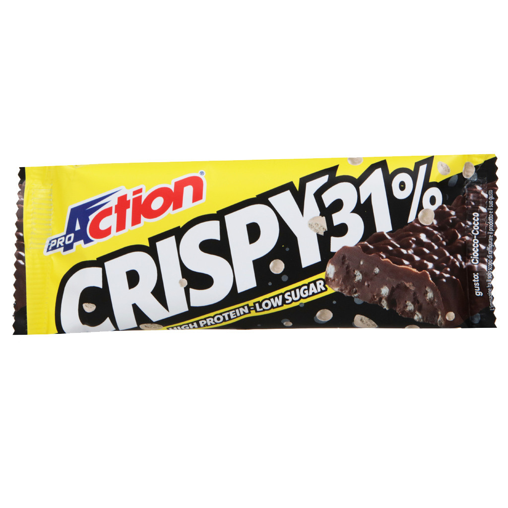 PROACTION CRISPY BAR 31% 40 GR Ciocco-Cocco