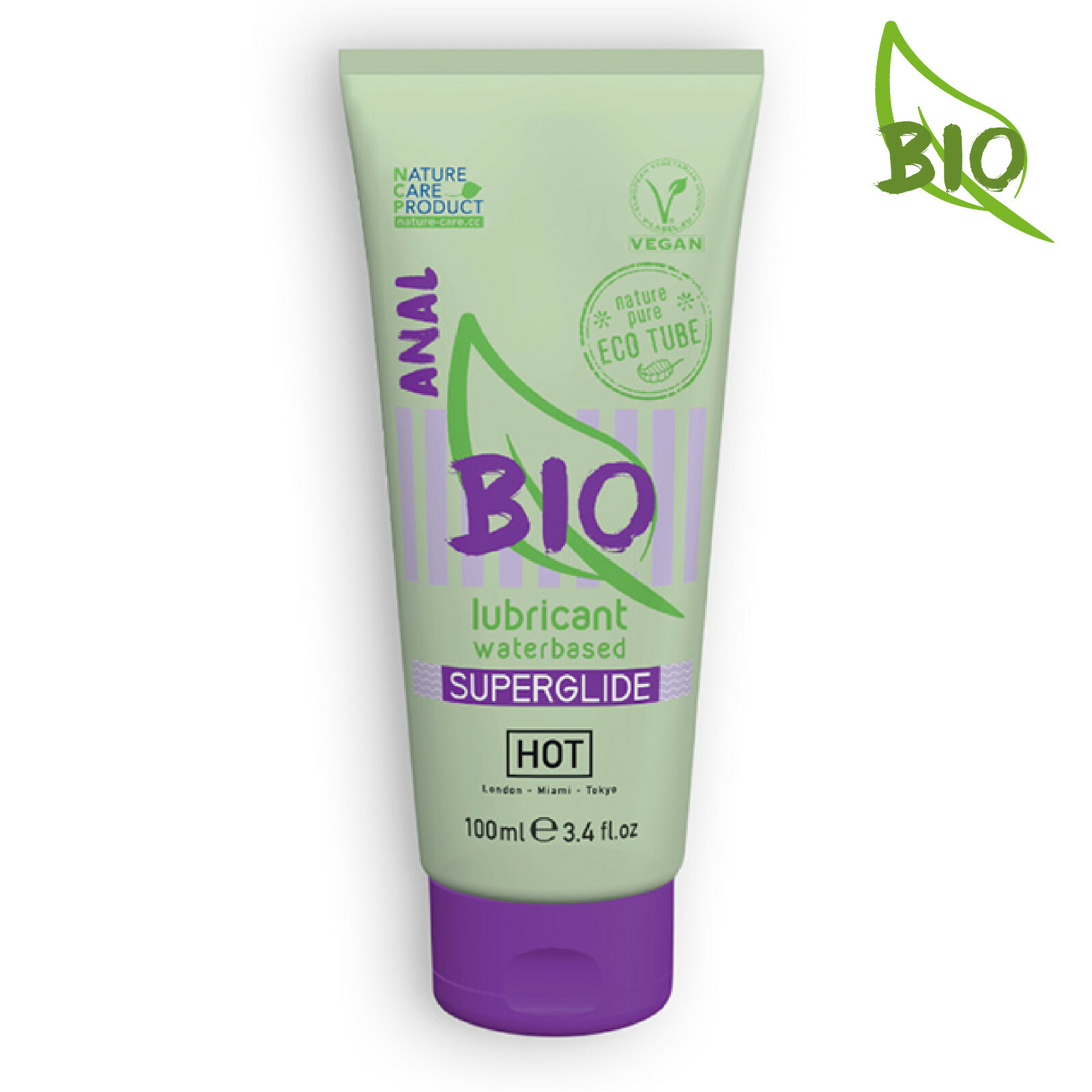 Organic Bio Vegan Anal Cream Superglide Lubricant Lubrificante Anale Vegano