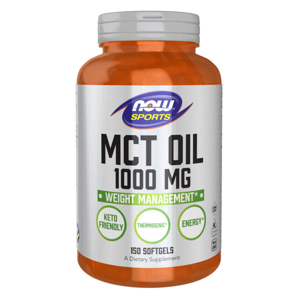 Now Foods  MCT Oil  1000 mg  150 Softgels NOW2196