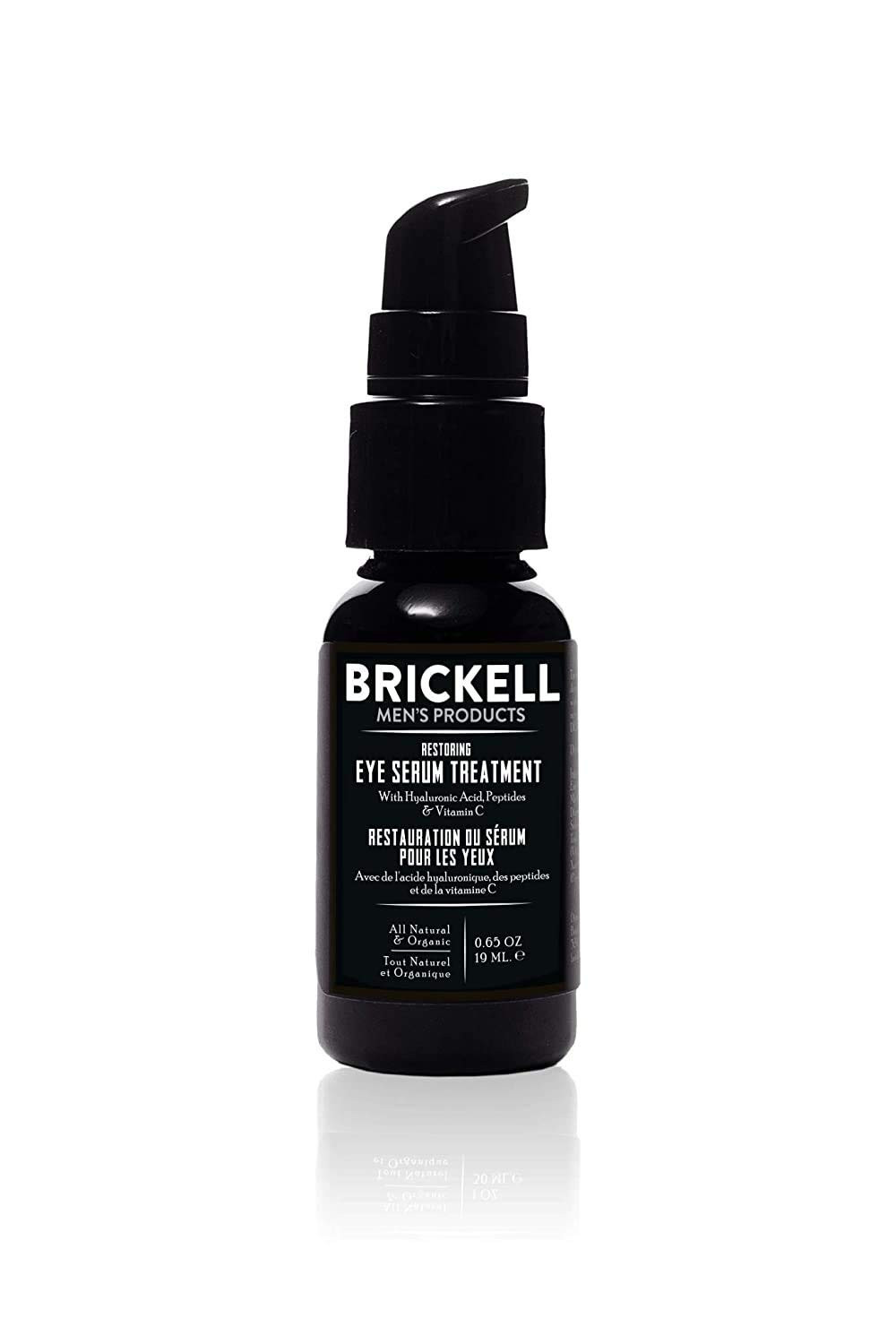 Brickell Men's Restoring Eye Serum Treatment for Men, per rassodare le (W6r)