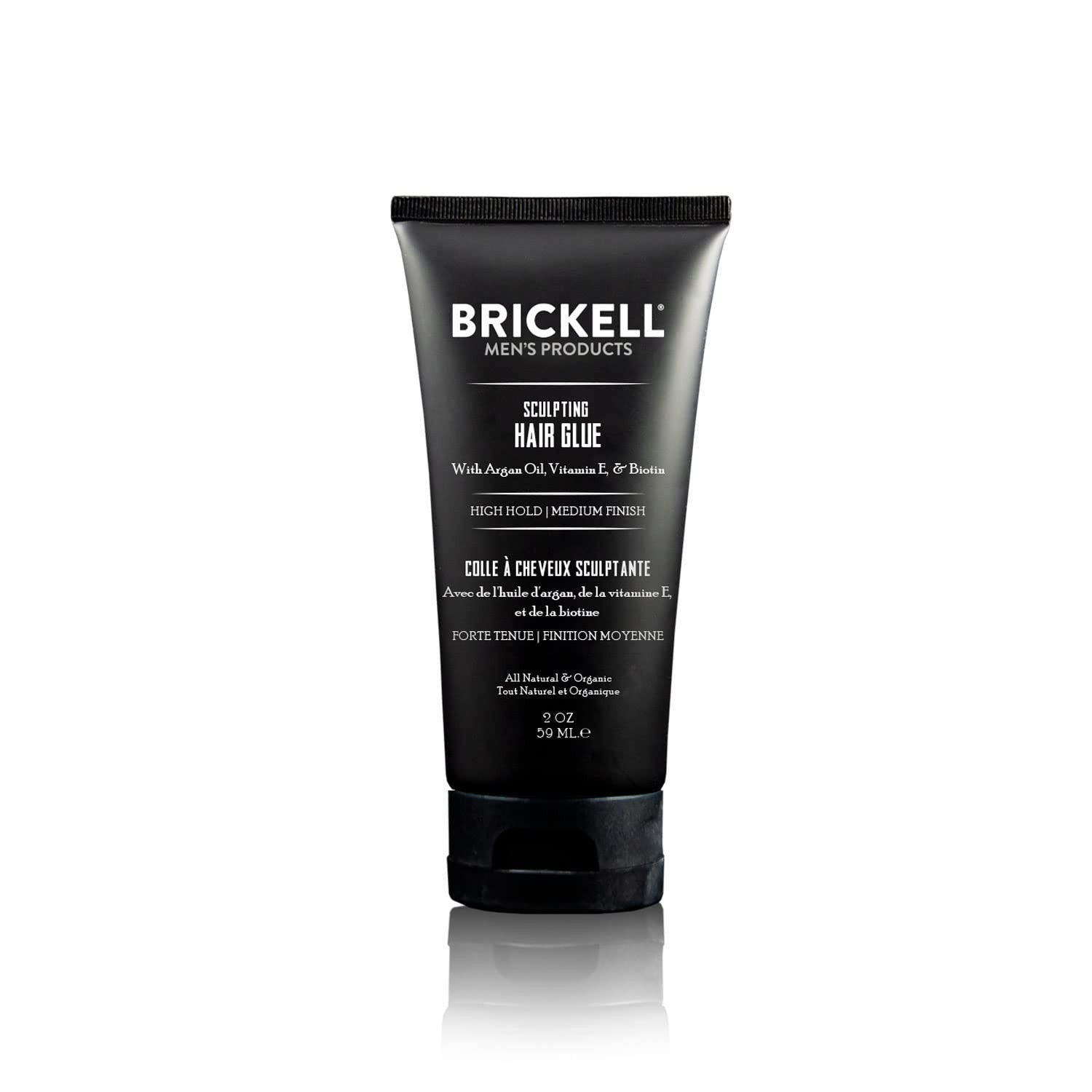 Brickell Men's Sculpting Hair Colla per Uomo, Tenuta Tutto il Giorno per (v7W)