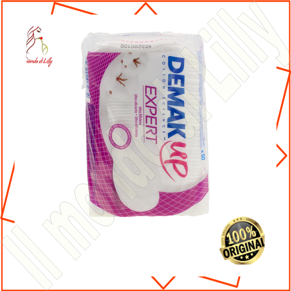 DEMAKUP EXPERT discos desmaquilladores ovalados 50 u