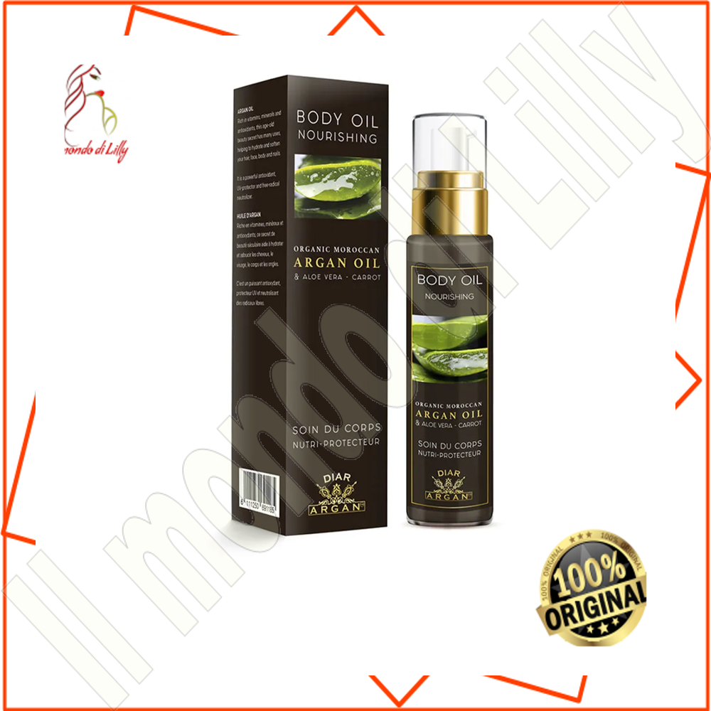 NOURISHING BODY OIL argan with aloe vera and carrot 50 ml