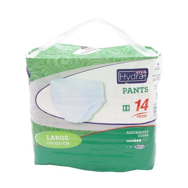 HYDRA VIVA+ PANTS MUTANDINA ASSORBENTE TRASPIRANTE TAGLIA L 14 PZ