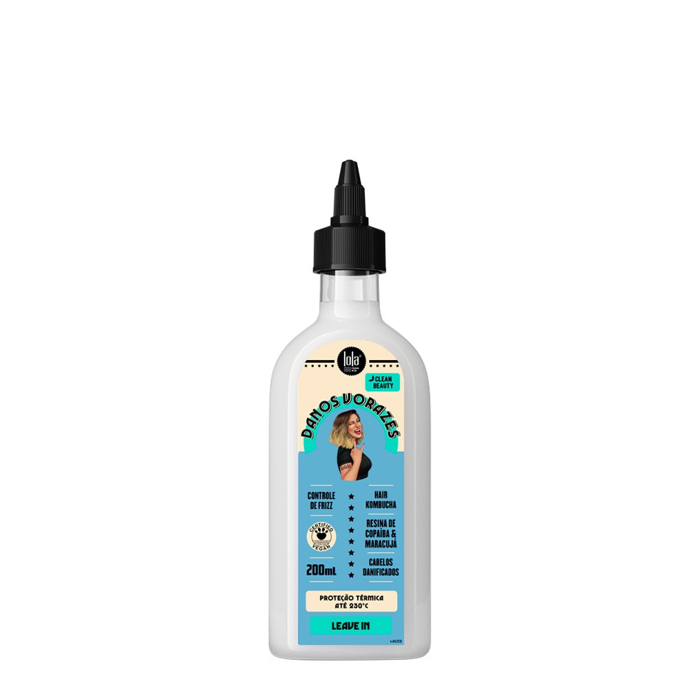 Lola From Rio Danos Vorazes Leave In 200ml - sigillante cuticole anticrespo