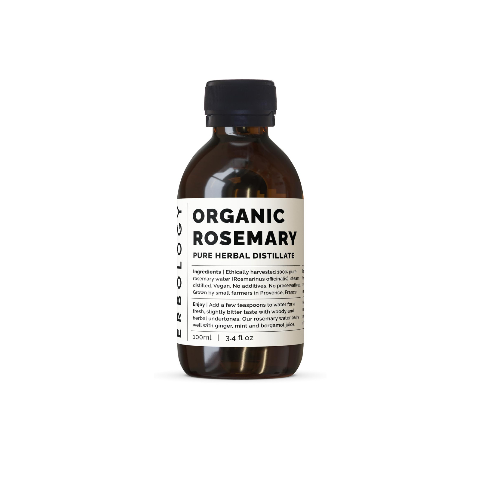 Erbology Acqua di Rosmarino Bio 100ml - Idrolato di Rosmarino - Benessere (P7F)