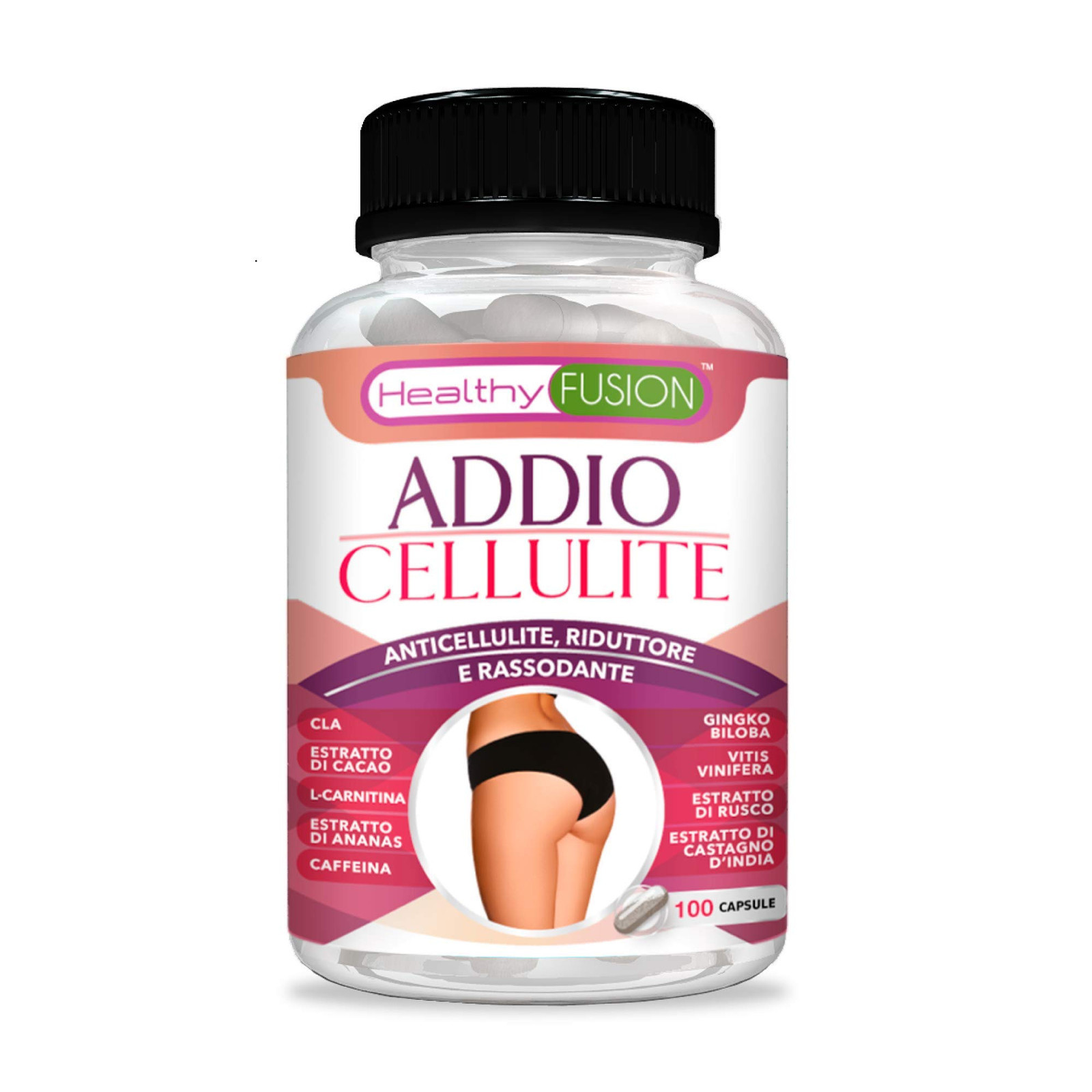 Healthy Fusion Addio Cellulite | Capsule Anticellulite e Rassodanti | (V6s)
