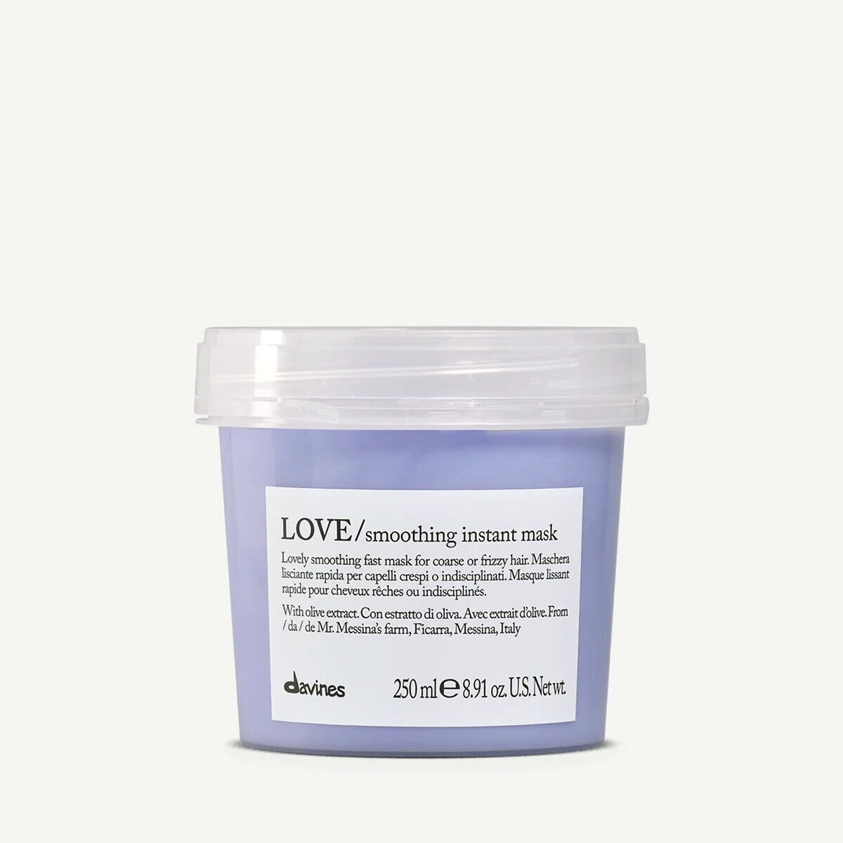 DAVINES LOVE SMOOTHING INSTANT MASK MASCHERA LISCIANTE RAPIDA 250 ML