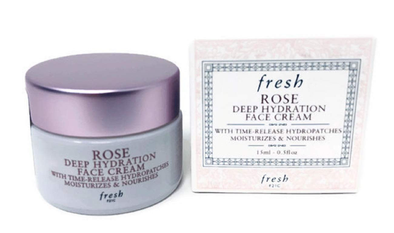 Fresh Crema Viso Idratazione Profonda alle Rose - To Go 0.5oz (15ml) (p2b)
