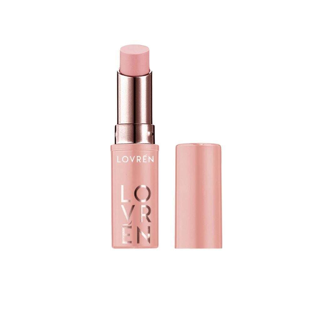 Lovrén Make Up - LB1 Lip Stick Balm Color Boost Burro Cacao Colorato Nude, 3.5g