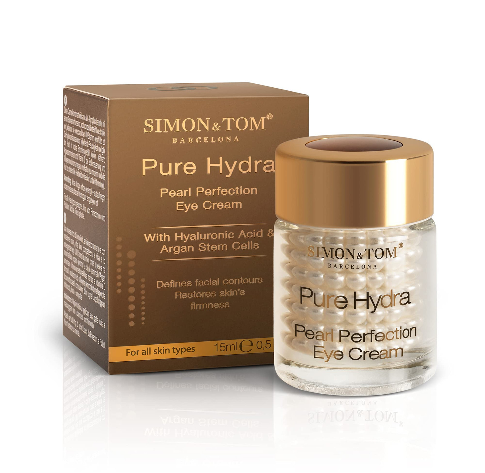 Simon&Tom Pearl Perfection Eye Cream - Crema contorno occhi idratante (O8I)