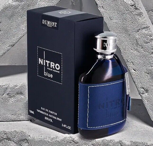 Nitro Blu Pour Homme By Dumont Paris Edp Eau De Parfum 100 ML - Nuovo Super Rich
