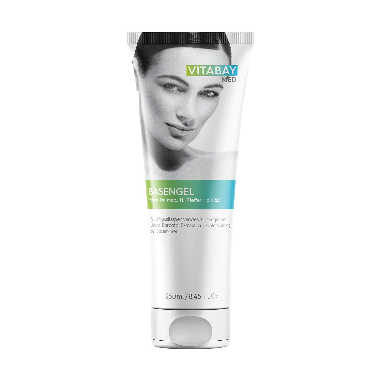 Vitabay Gel basico 250 ml • pH 8,5 • Cura della pelle con Usnea (S8p)
