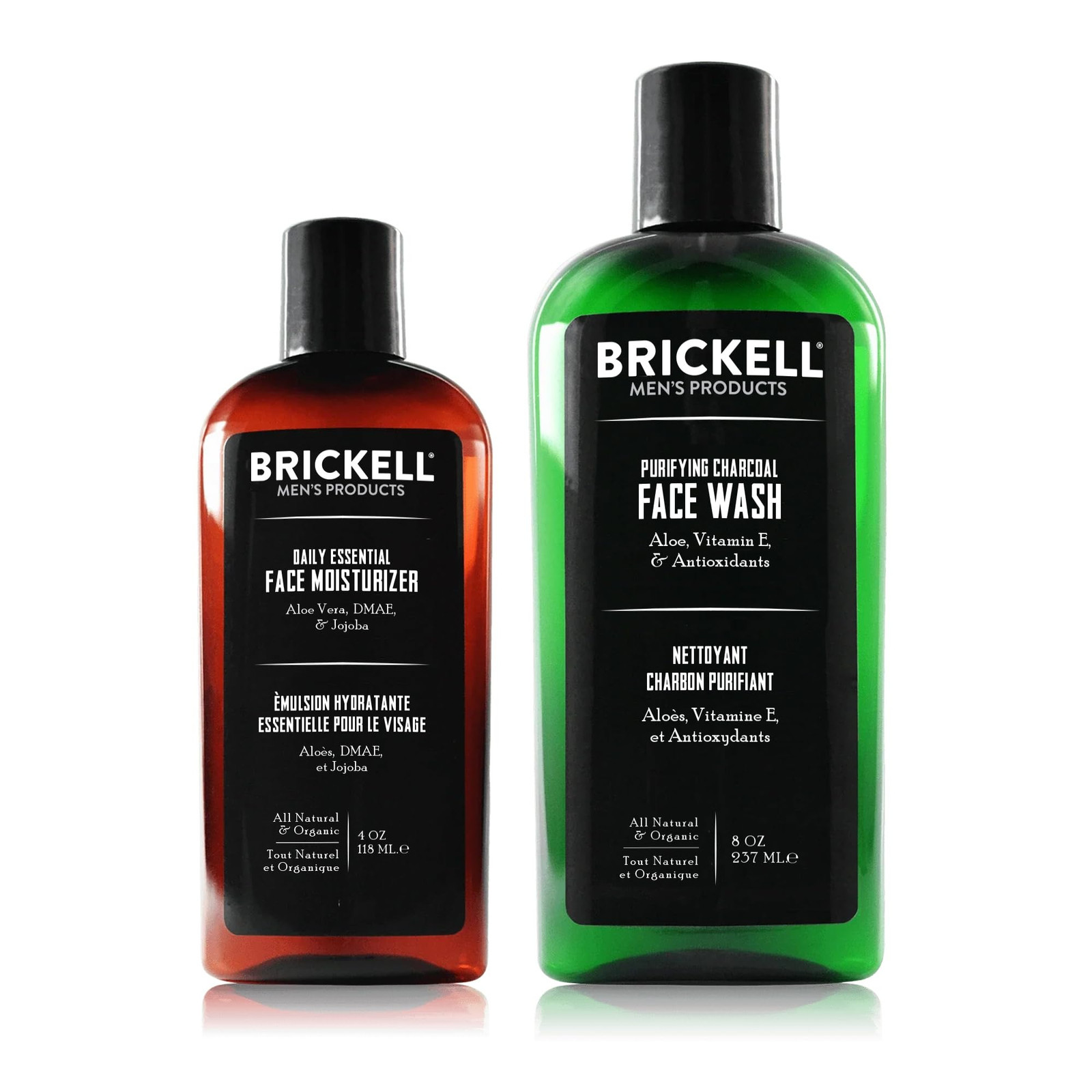Brickell Men's Daily Essential Face Care Routine II, detergente per il (n7r)