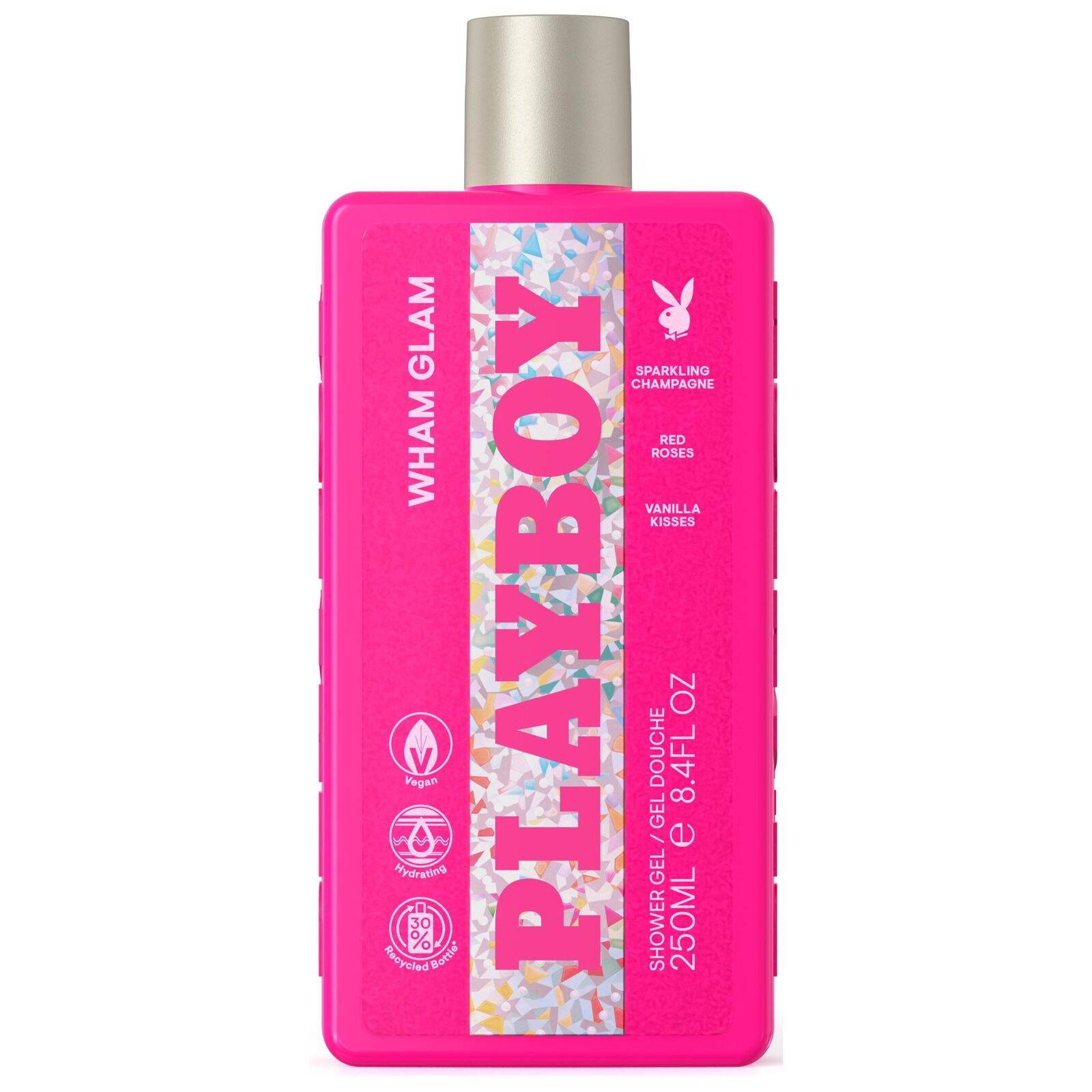 PLAYBOY SHOWER GEL DONNA WHAM GLAM 250ML DOCCIASCHIUMA FRAGRANZA FRUTTATA