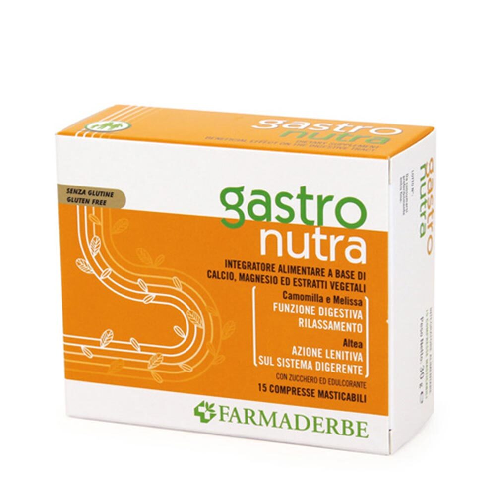 Farmaderbe Gastro Nutra Integratore Alimentare, 15 Capsule