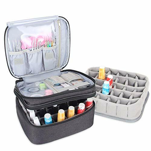 Luxja Organizer smalti per Unghie, Borsa smalti per Unghie, Valigetta (f2l)