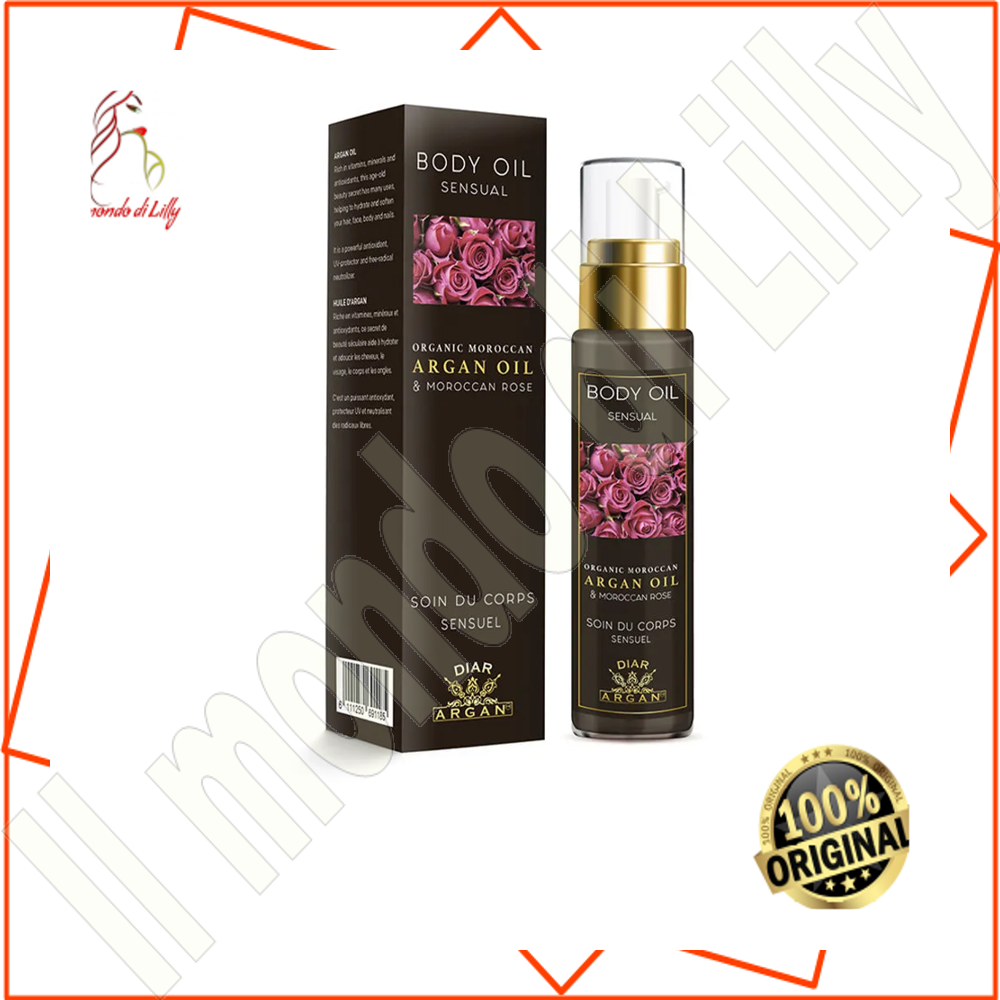 SENSUAL BODY OIL argan and Moroccan rose 50 ml