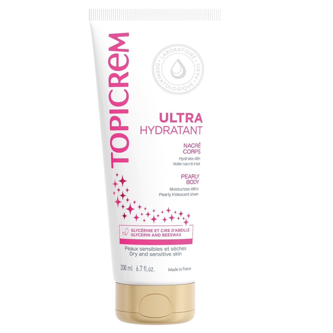 Topicrem Ultra-Moisturizing Pearly Body 200ml (v5a)