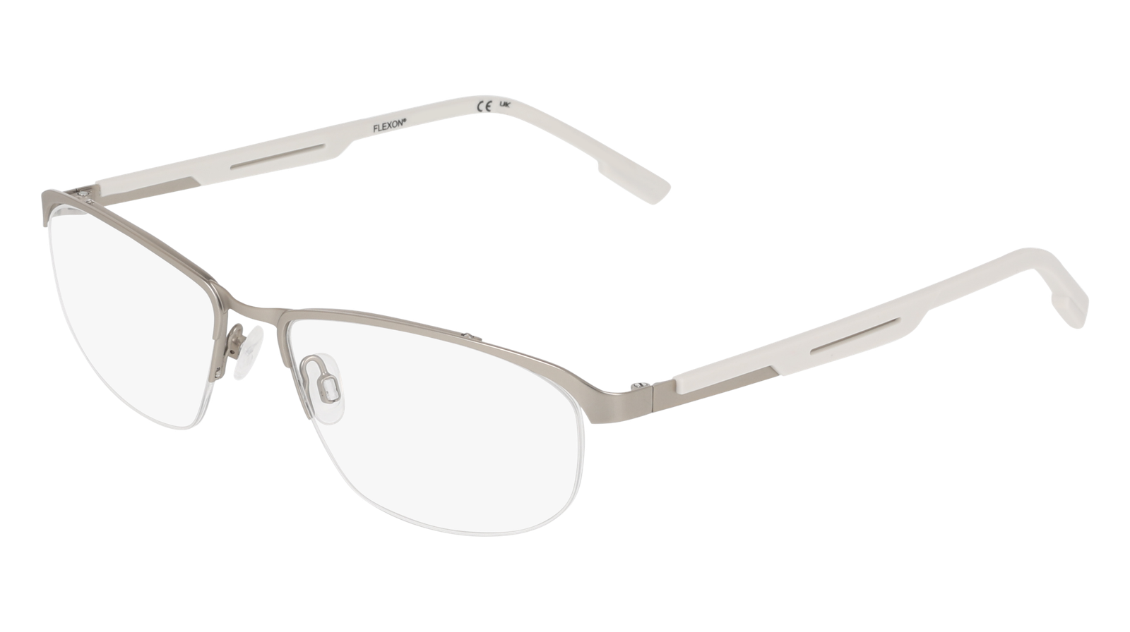 Occhiali da Vista FLEXON FLEXON E1158 042 SATIN SILVER 57/17/150 Uomo
