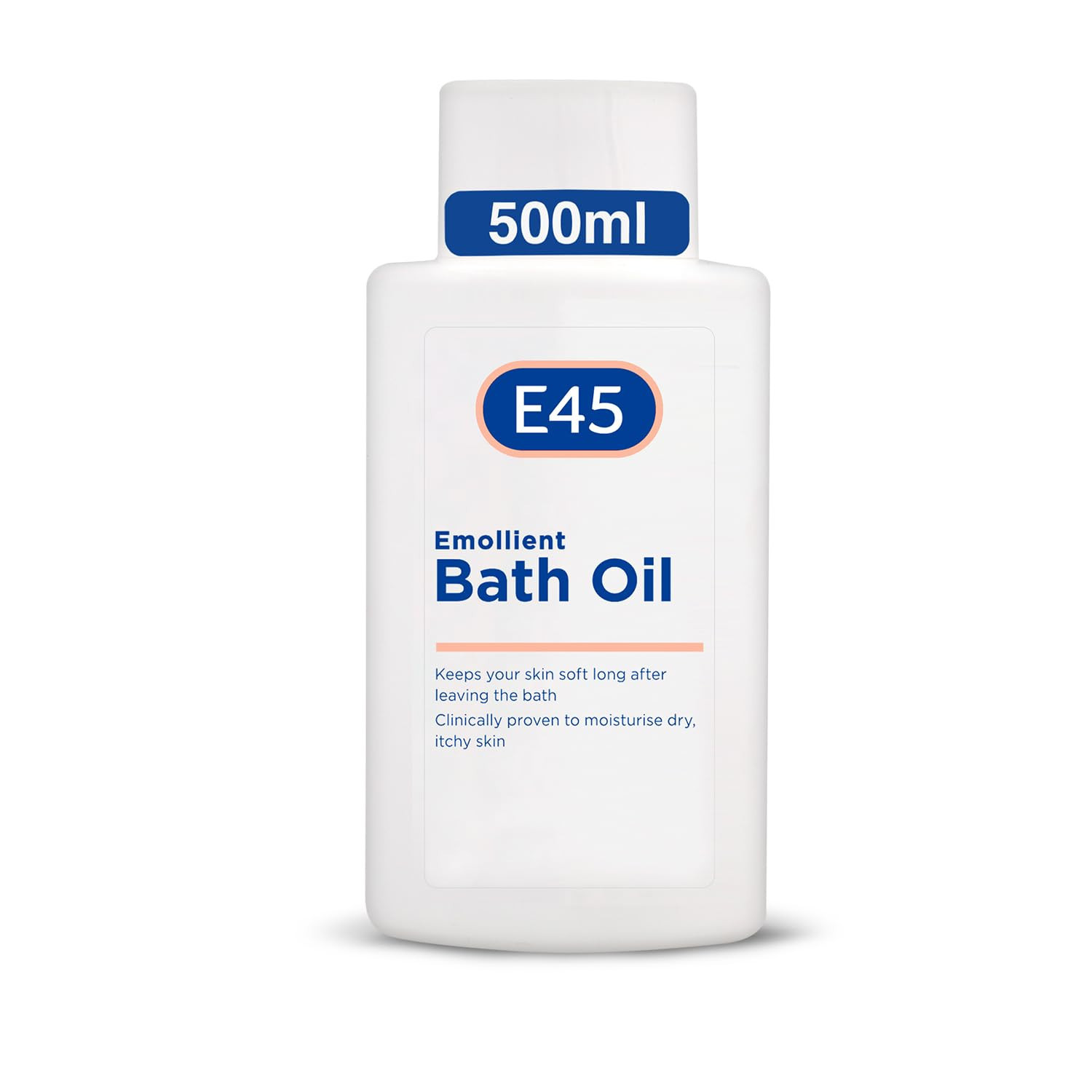 E45 Bath Olio 500ml - Emolliente olio da bagno per idratare la pelle (c9j)