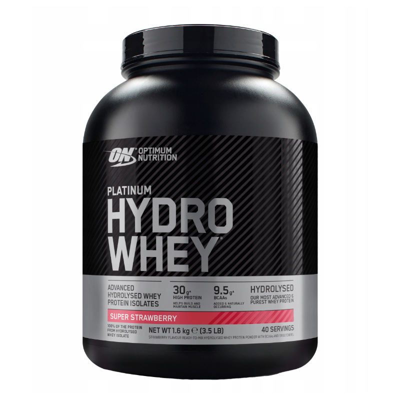 Optimum Nutrition Platinum Hydrowhey Proteine isolate della fragola, 1600 g