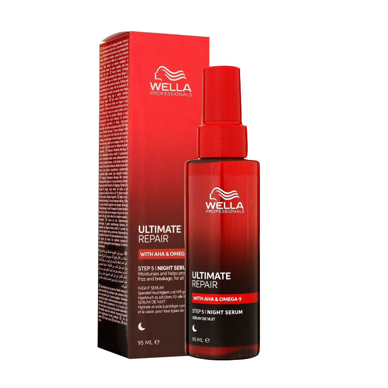 Trattamento riparatore capelli WELLA Ultimate Repair Step 5 Night Serum 95ml