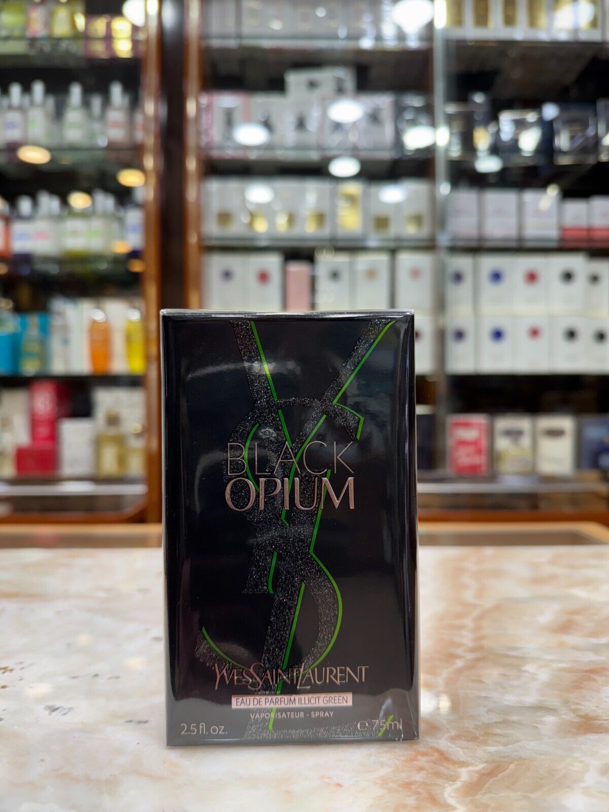 YVES SAINT LAURENT YSL BLACK OPIUM ILLICIT GREEN 75 ML EDP NUOVO PARFUM