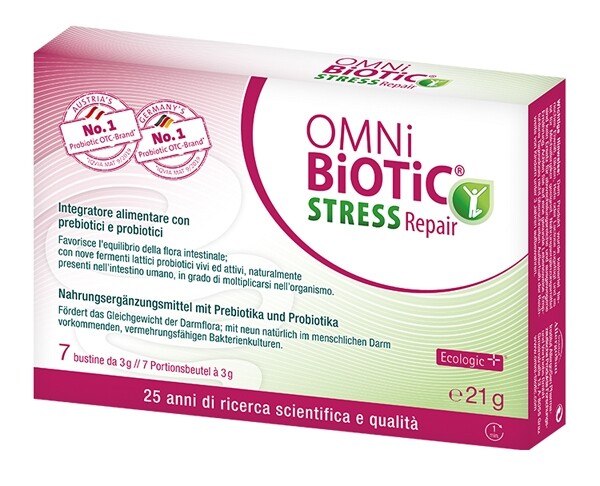 Institut Allergosan Gmbh Omni Biotic Stress Repair 7 Bustine Da 3 G