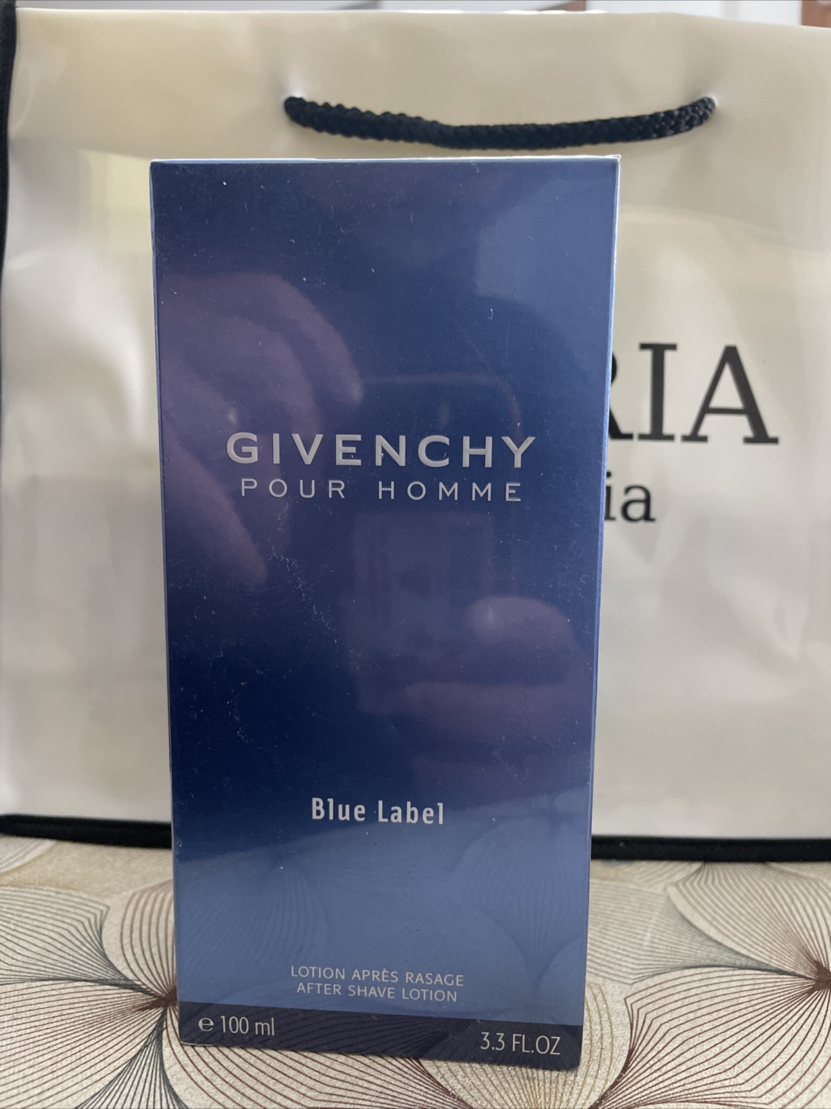 Givenchy Pour Homme Blue Label Ash Lotion 100 Ml Nuovo Con Cellophane
