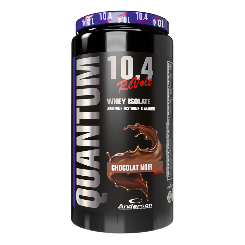 Anderson - Quantum 10.4 Revolt 800 g - Chocolat Noir (whey isolate)