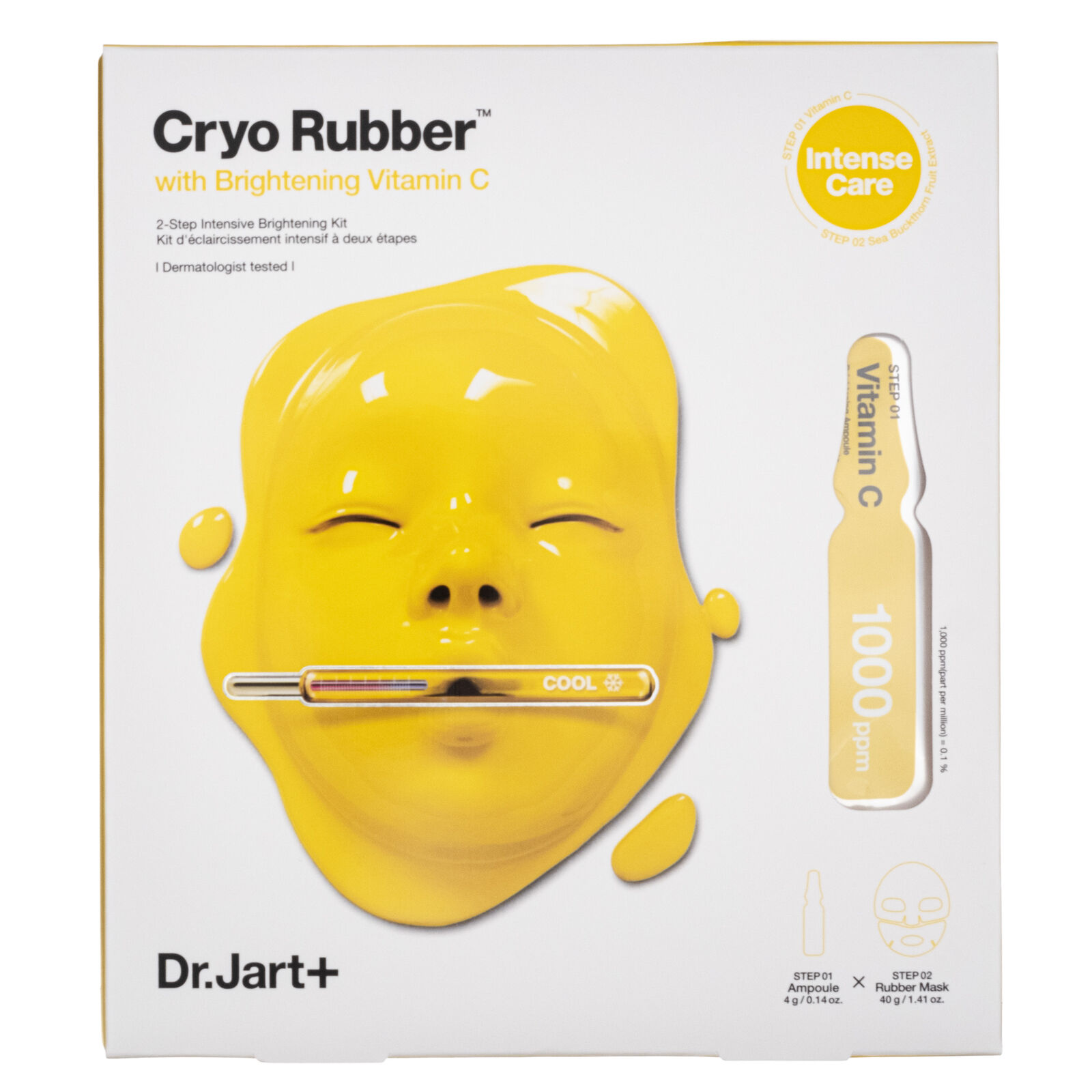 Dr. Jart+ Cryo Rubber maschera illuminante in due fasi con vitamina C