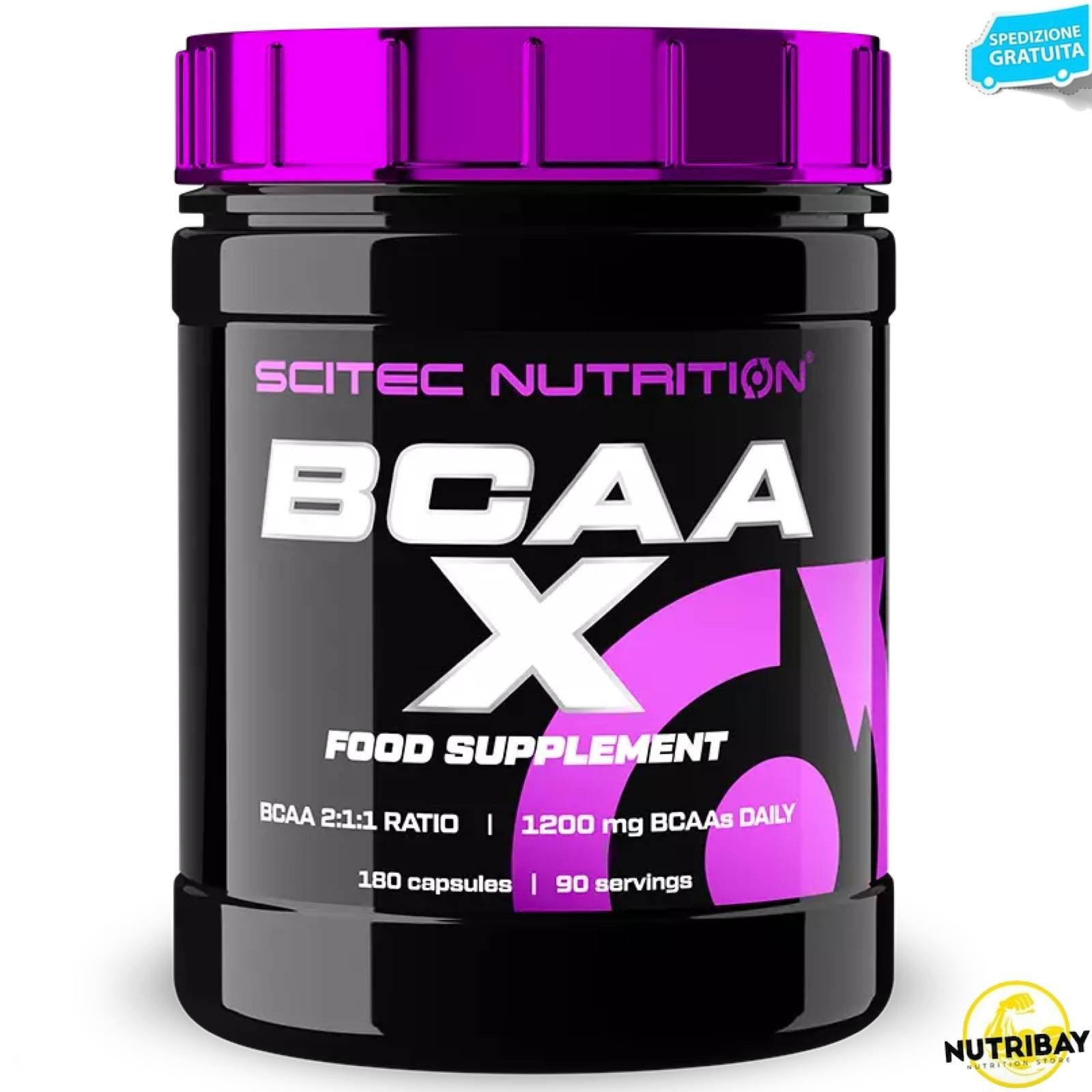Scitec Nutrition Bcaa X - 180 caps Recupero muscolare