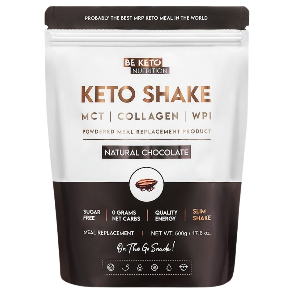 BeKeto Diet Keto Shake Cioccolato naturale, 500 g