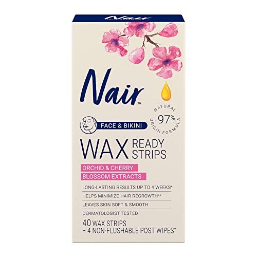 Nair Wax Ready-Strips for Face and Bikini, 40 Count by Nair (z9a)