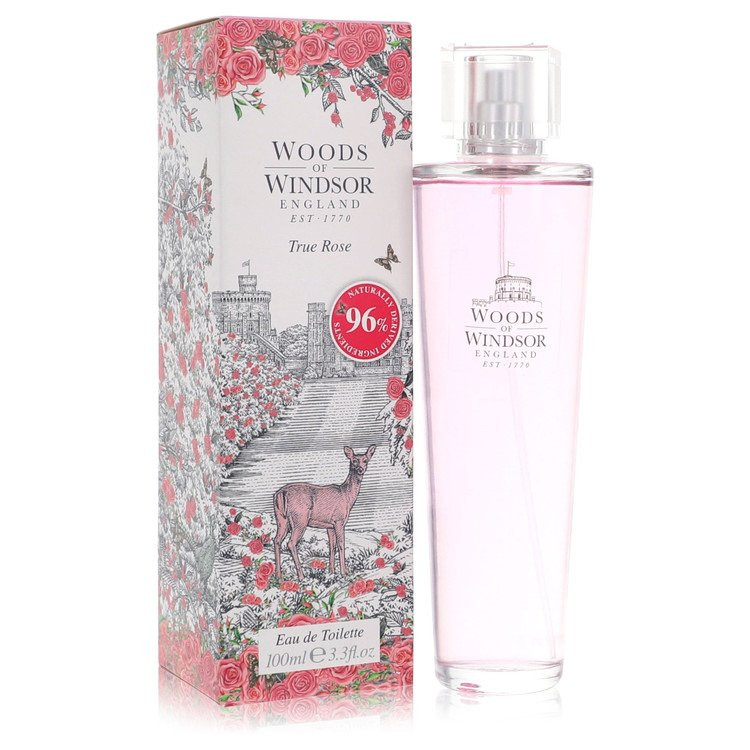 True Rose by Woods of Windsor Eau De Toilette Spray 3.3 oz / e 100 ml