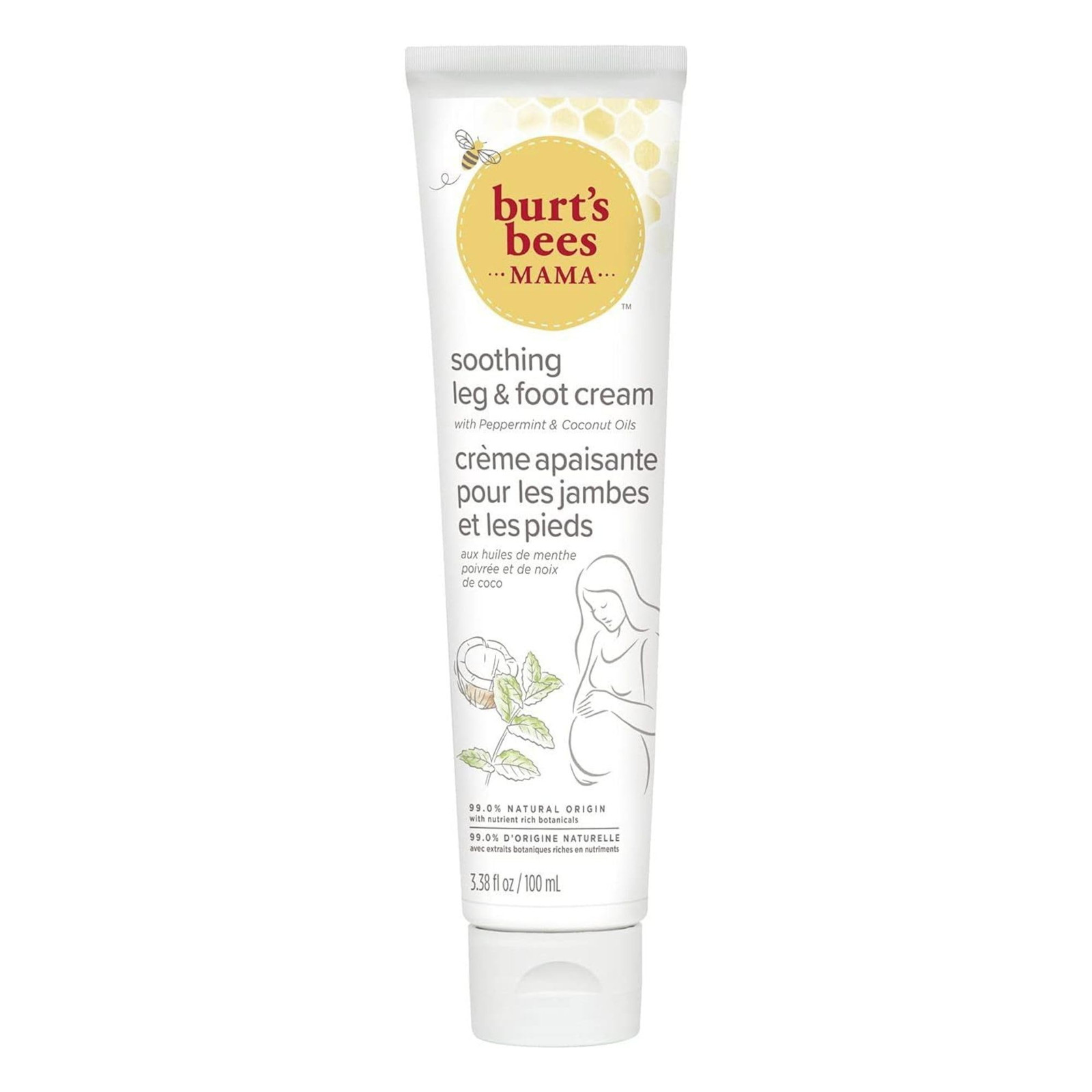 Burt's Bees Mama Crema lenitiva per gambe e piedi, per un immediato (Y4X)