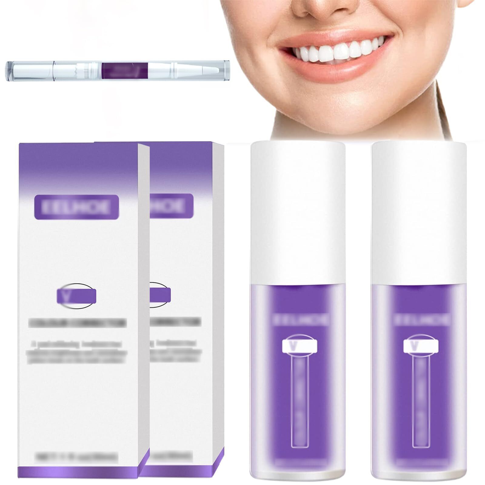 Colour Corrector Purple Colour Corrector Serum 3pcs Dentifricio Viola (d5k)