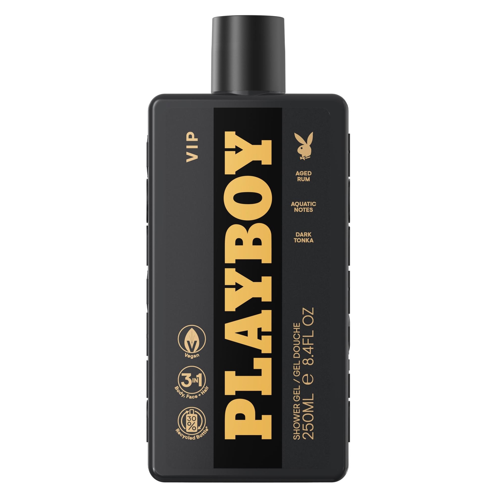 PLAYBOY SHOWER GEL UOMO VIP 250ML BAGNOSCHIUMA PROFUMO FRESCO LUNGA DURATA